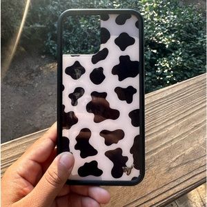 iPhone 13 Pro Max cow print case from wildflower 🐮🖤